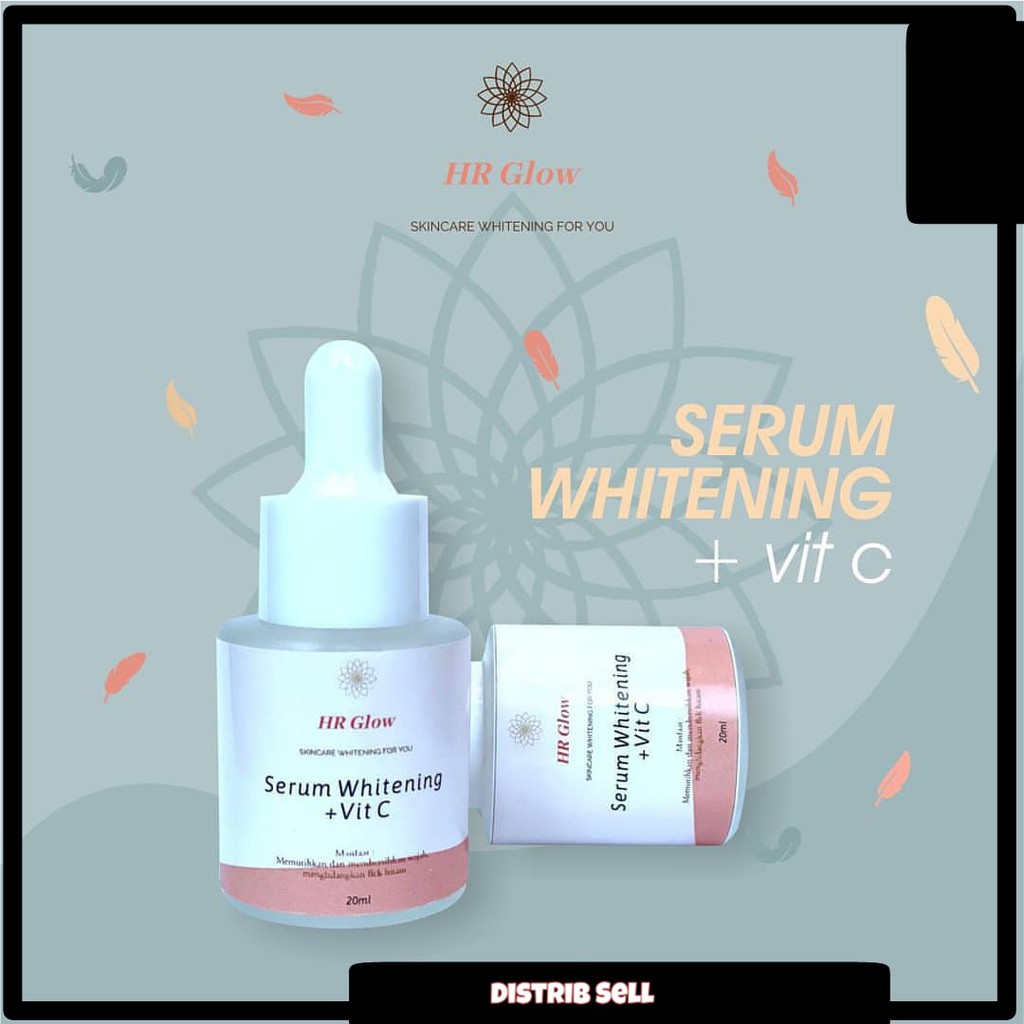 Serum whitening Vit C HR Glow - 20ml / serum wajah / pemutih wajah glowing / serum original