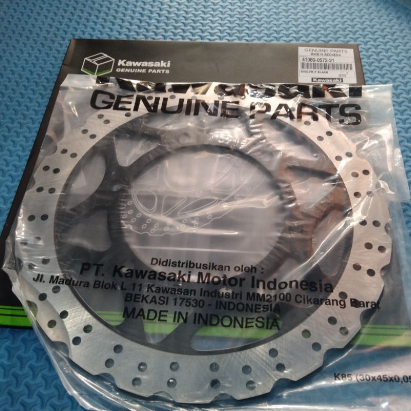 Piringan cakram disk depan ninja 150 rr new original kawasaki 41080-0572-21