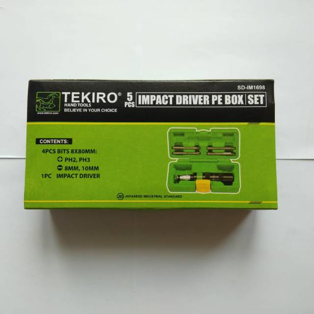 OBENG KETOK GETOK SET 5PCS / IMPACT DRIVER