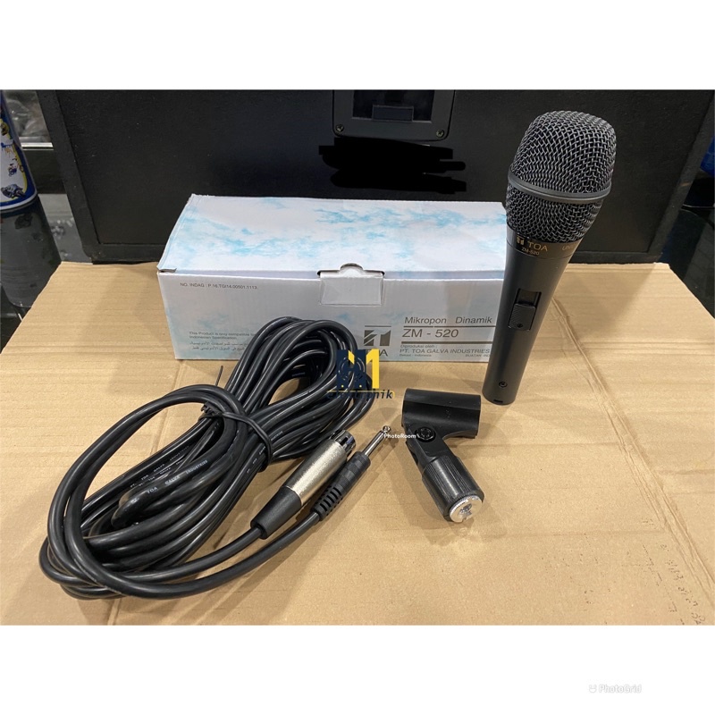 Mic TOA ZM - 520 Microphone Kabel Toa