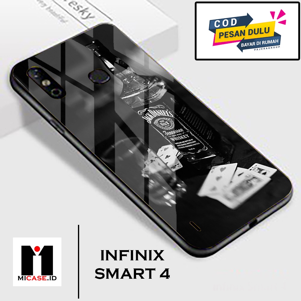 Case INFINIX SMART 4 - Casing INFINIX SMART 4 Fashion Case Terbaru 2022 MI.CASE [ MINUMAN ] Soft Cas
