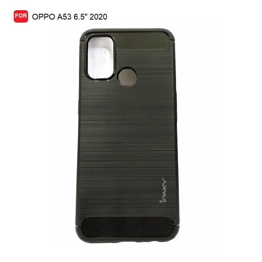 CASE SLIM FIT CARBON IPAKY OPPO A53 2020 A33 2020 SOFTCASE - FA