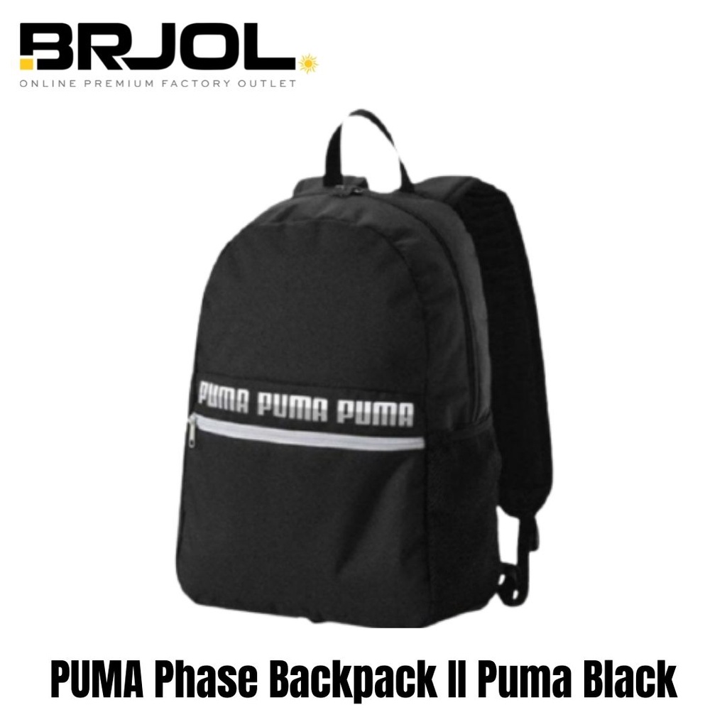 TAS RANSEL PRIA ORIGINAL PUMA Phase Backpack II Puma Black 07559201