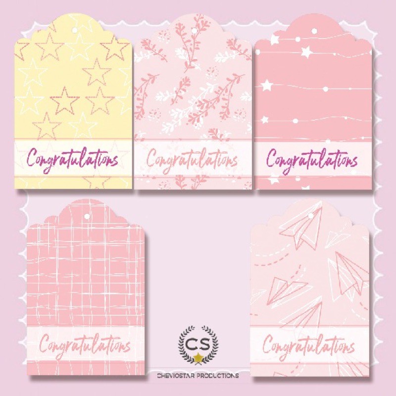 

hangtag congratulations/tag/card:kartu ucapan
