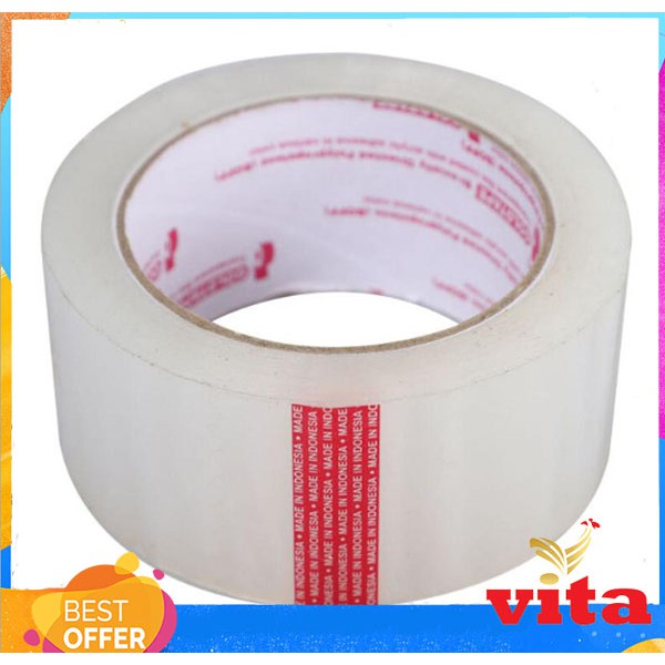 

Lakban Bening Merk Gold Tape 100 yard