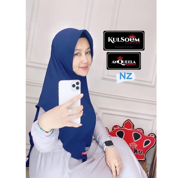 Jilbab Instan Nazwa Ori Anqueela Hijab / Hijab Instan / Kerudung Instan / Hijab jersey