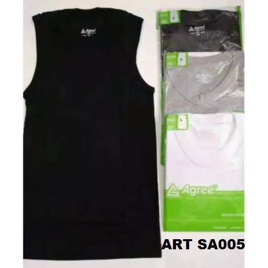 Singlet KATUN Comfort Pria Agree SA005 / Kaos Oblong Super Cool Tanpa Lengan Agree SA 005