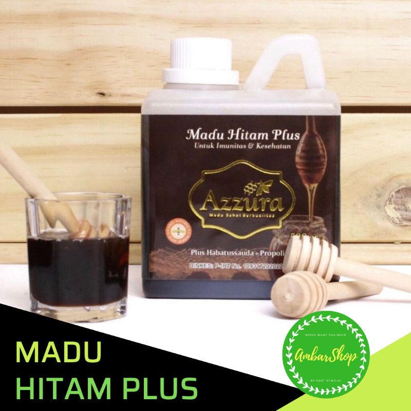 

Madu Hitam Plus Habbatasauda dan Brazillian Propolis - Madu Pahit - Azzura