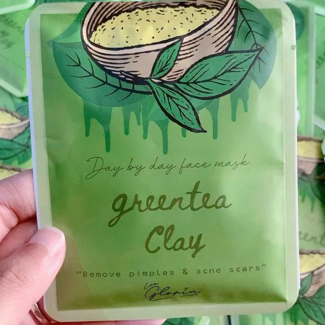 MASKER Green tea Clay BY LEA GLORIA | MASKER ORIGINAL | BPOM | MASKER ORGANIK