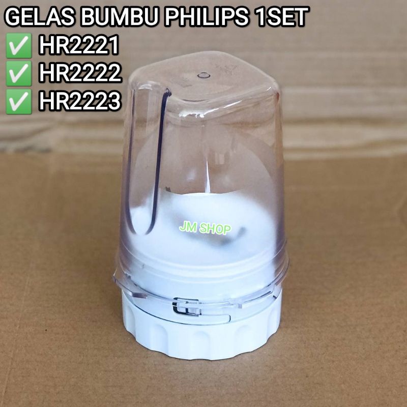 GELAS BUMBU SET BLENDER PHILIPS HR2221 HR2222 HR2223