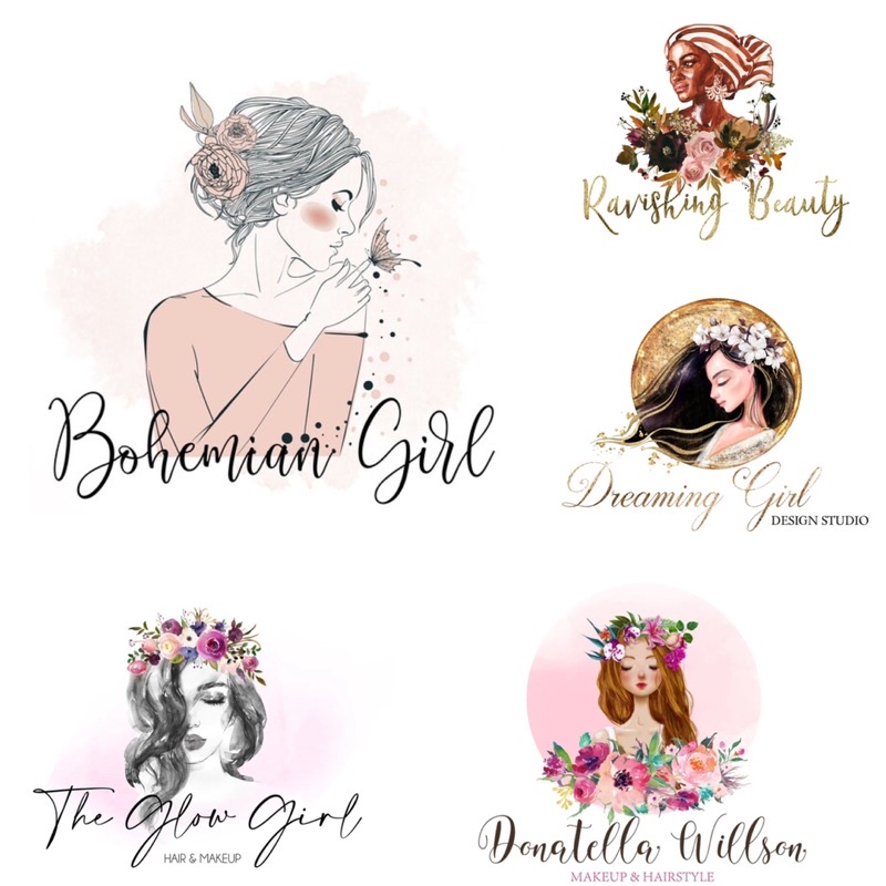 

(DRAN DONA) JASA BIKIN DESAIN LOGO OLSHOP BISNIS SIMPLE ELEGANT