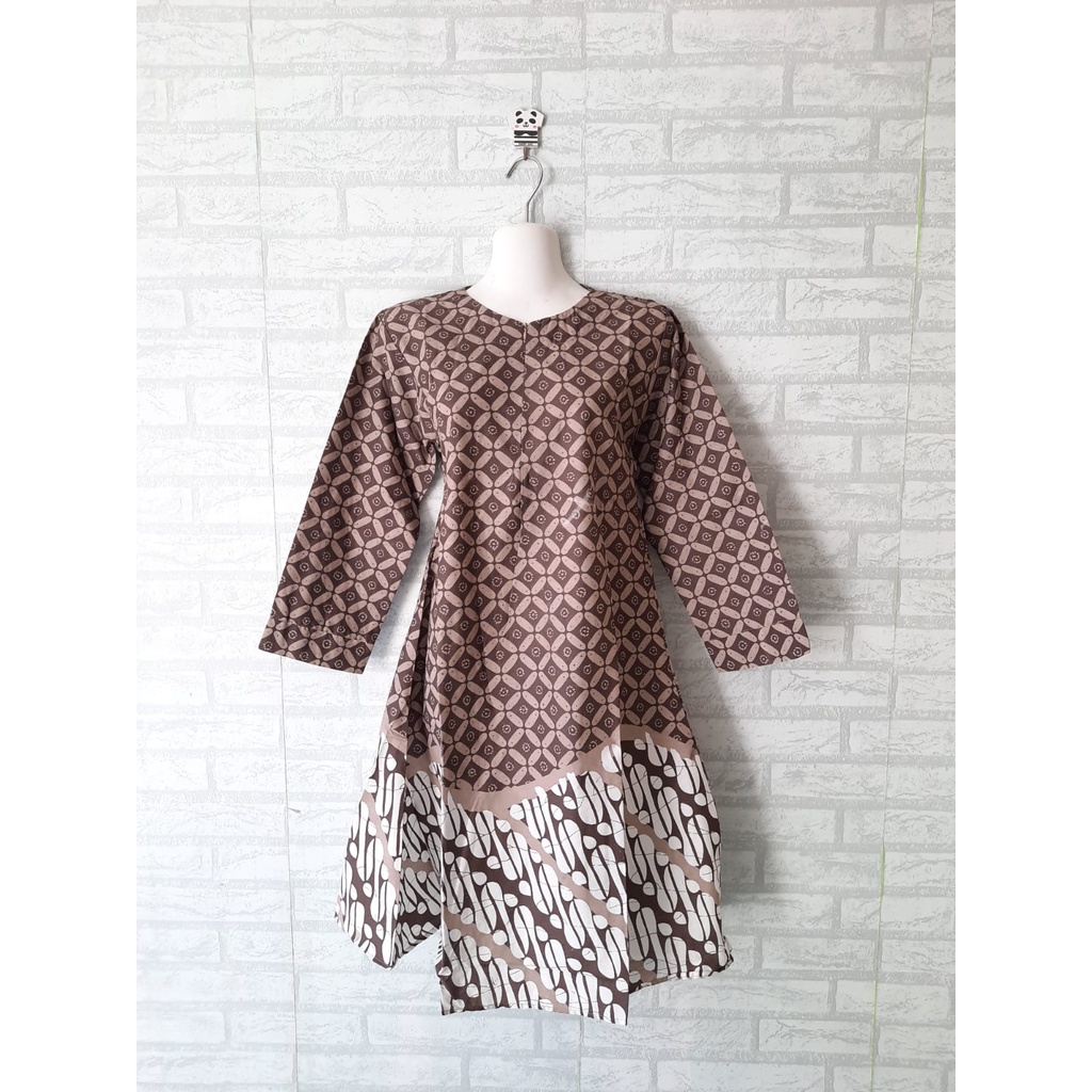 Tunik dress batik dan kemeja batik  pria