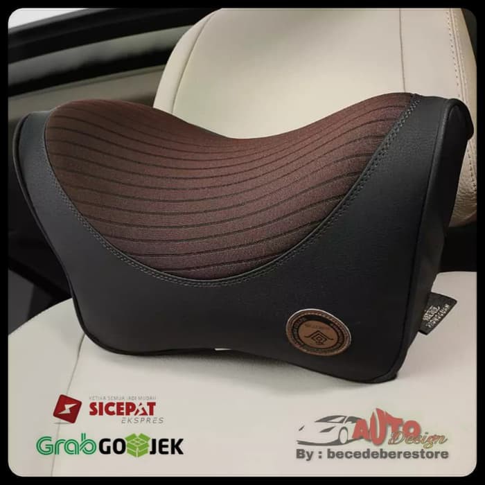 Bantal Kepala Leher Mobil Headrest Memory Foam Kualitas Premium