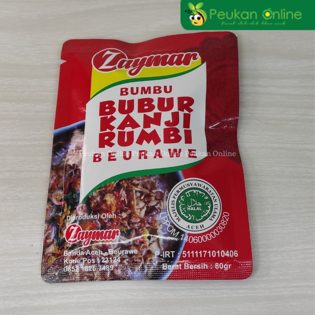 

Zaymar Bumbu Bubur Kanji Rumbi Aceh 80 gr