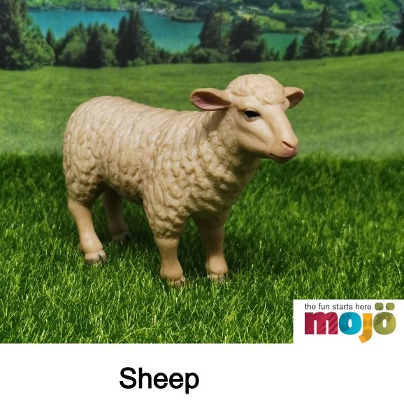 Sheep Animal Figure / Miniatur Mainan Domba by MOJO