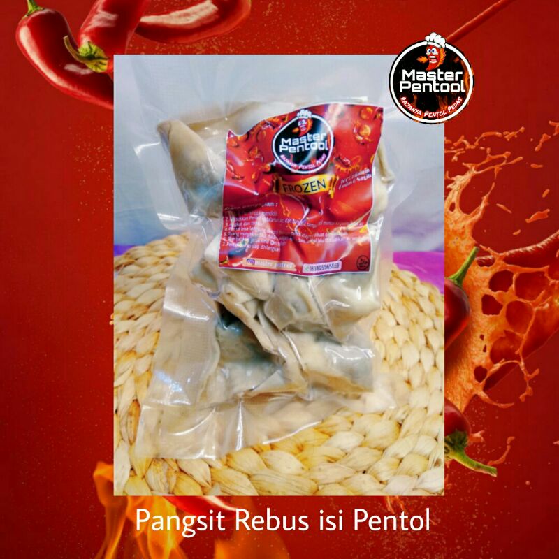 

Pangsit Rebus/Pangsit Pentol Bakso/Kuah Mercon Pedas /Master Pentool