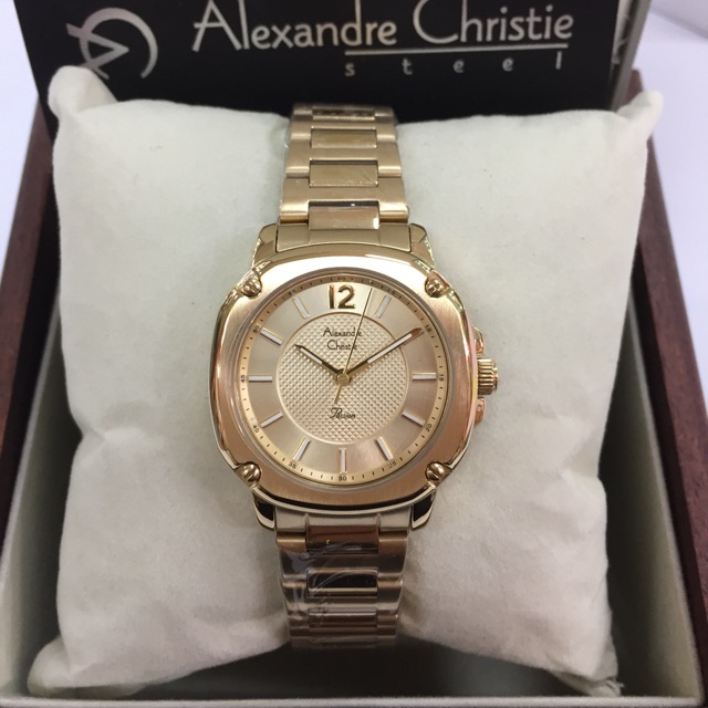 JAM TANGAN WANITA ALEXANDRE CHRISTIE 2659 GOLD