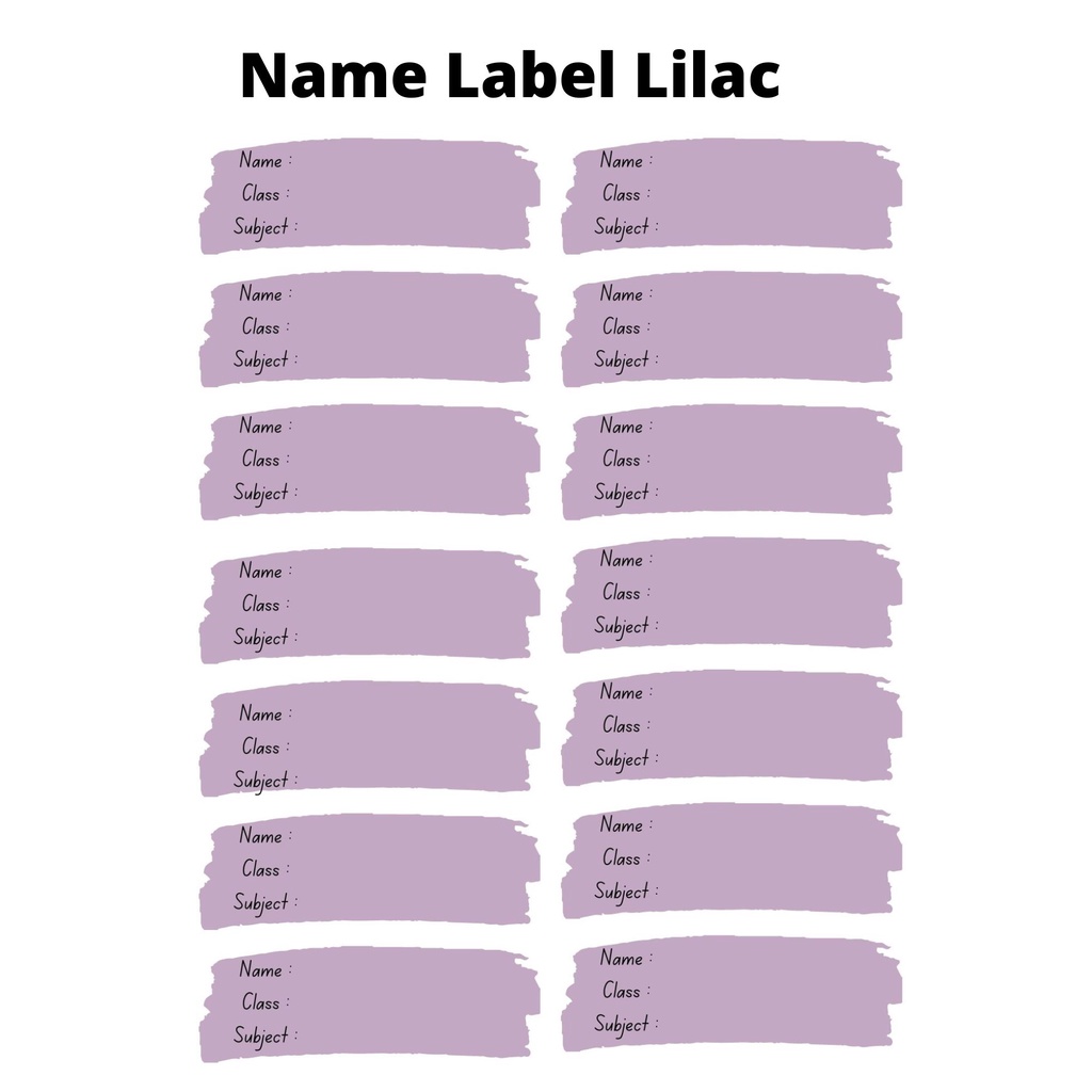 

Sticker Nama Label Mata Pelajaran Sticker Sekolah Aesthetic Murah