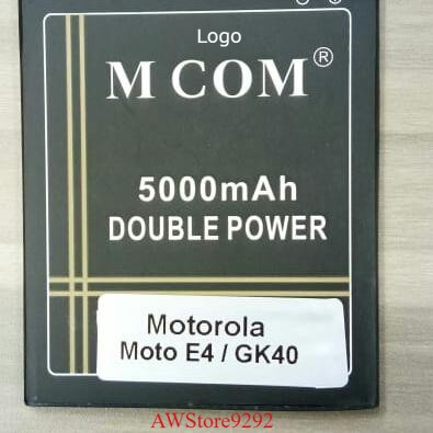 Mcom Battery Batre Baterai Double Power Mcom Motorola Moto E4 GK40