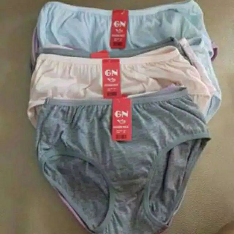 (12pcs) celana dalam goldenick 937/celana dalam wanita