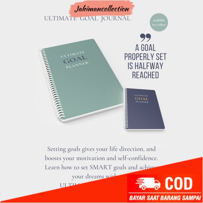 

✨ BISA COD ✨ ULTIMATE GOAL JOURNAL - Hijau