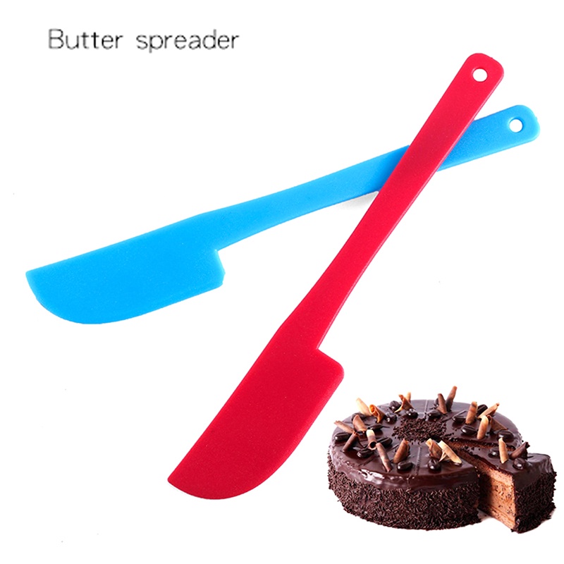 1 Pack Spatula Pengikis Krim Mentega Bahan Plastik Untuk Baking