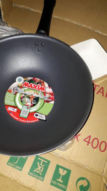 Maxim Wajan Teflon Hero Wok 26 Cm - Anti Lengket