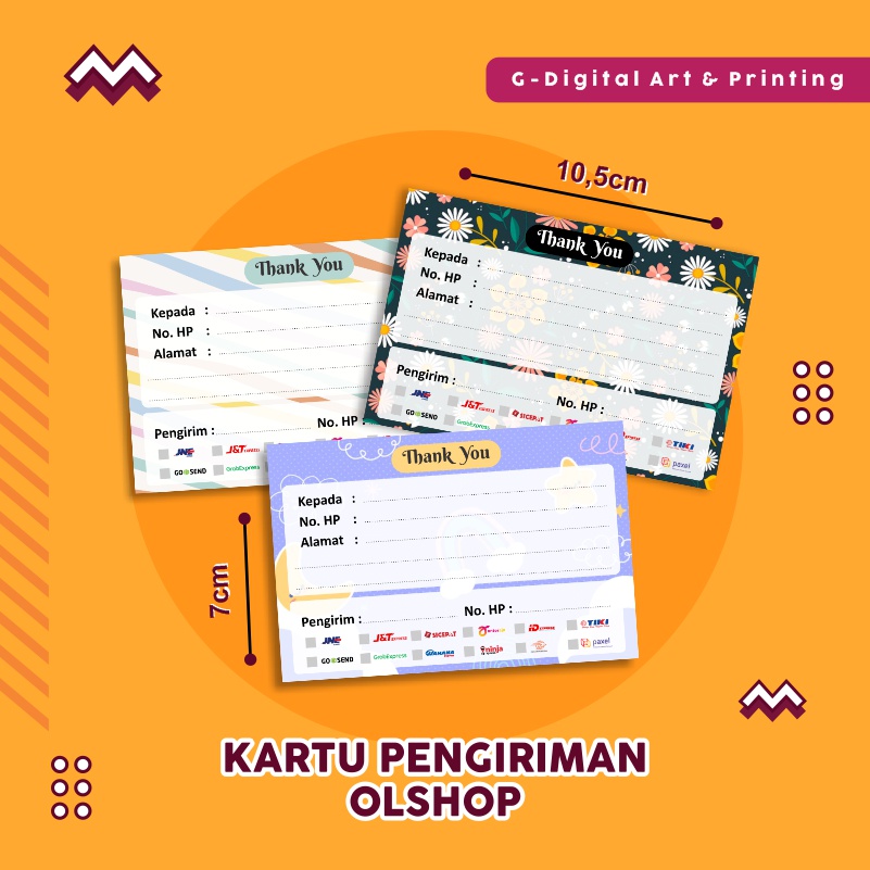 

Label Pengiriman | Kartu Pengiriman Online Shop | Label Olshop | Label Alamat