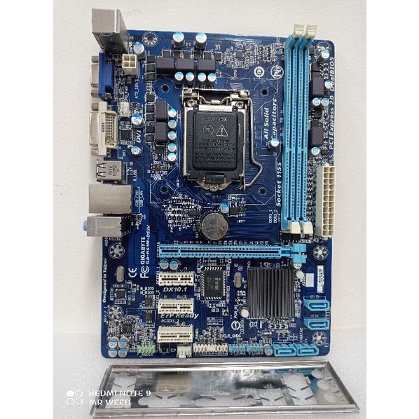 Mobo Gigabyte GA H61M DS2V socket Lga 1155 ddr3 onboard vga