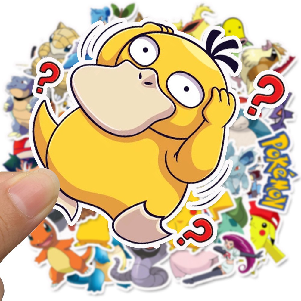 PO002 – Sticker / Stiker / Stationay /Alat Tulis Anime Manga Cosplay Jepang Pokemon Pikachu