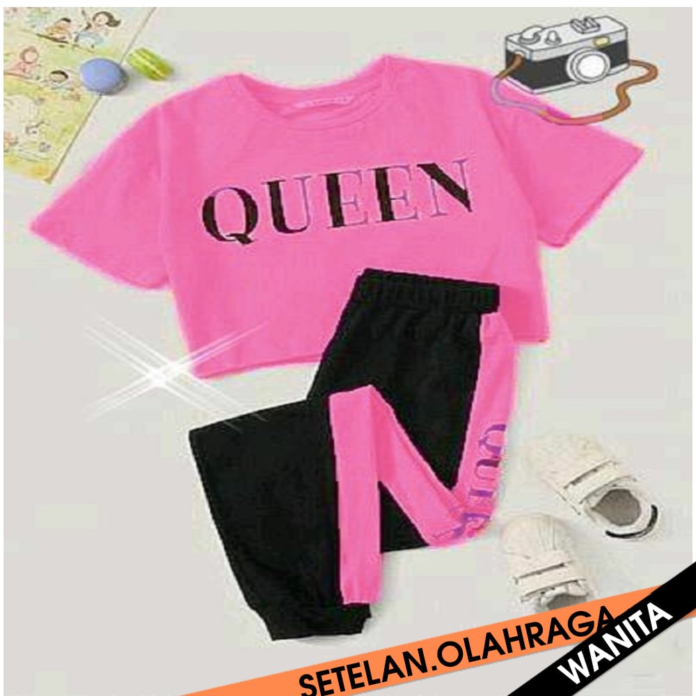 Baju senam aerobic seragam Merah putih zumba set Baju olahraga baju senam muslim aerobik Fitnes i.