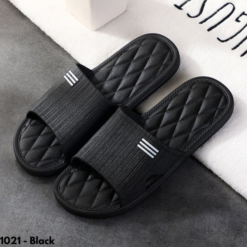 SANDAL RUMAH KAMAR HOTEL TOILET DAPUR PRIA WANITA MAMA PAPA IMPORT NYAMAN EMPUK UNISEX 1021