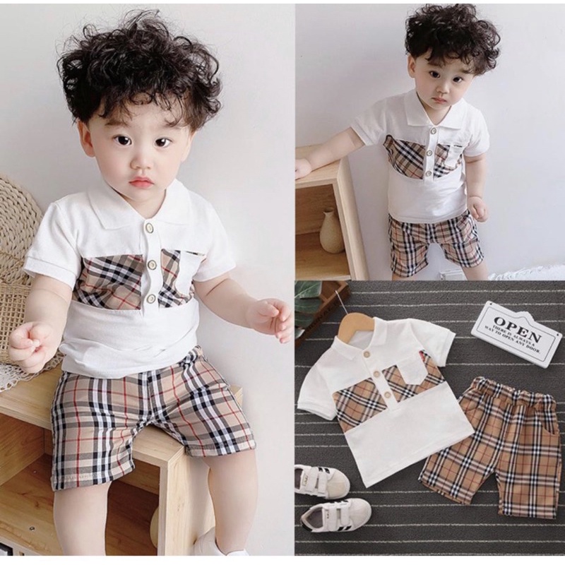 baju anak laki laki setelan bulbery anak 1-5 tahun