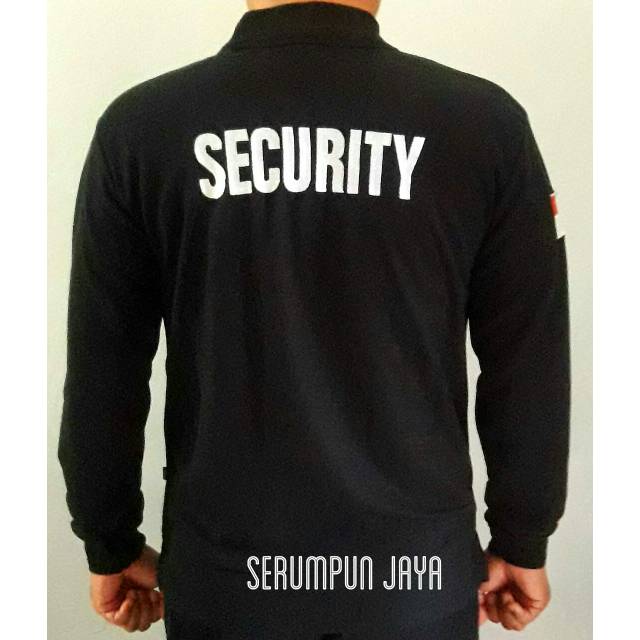 KAOS SECURITY TURN BACK CRIME LENGAN PANJANG - KAOS TBC SECURITY - KAOS TBC SECURITY LOGO PUTIH