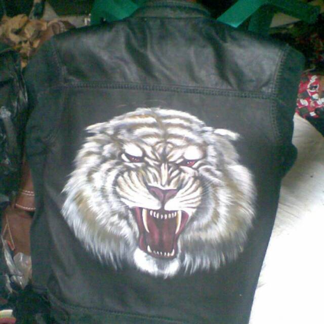 Jaket Kulit Asli Domba Super Lukis