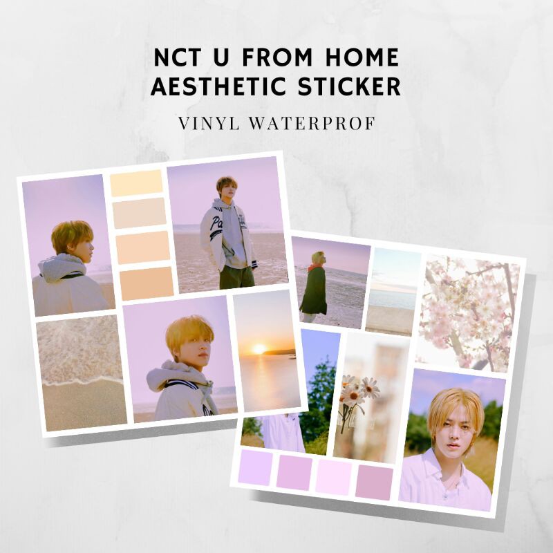 

Stiker K-POP | NCT U FROM HOME Aesthetic Sticker