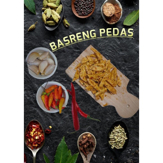 

Basreng pedas daun jeruk