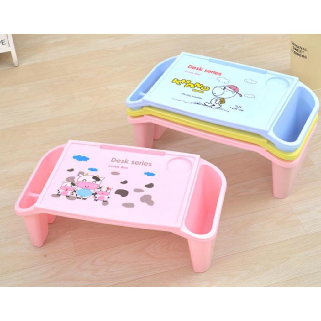 Meja Belajar Plastik Anak / Plastic Table For Kids Thickening Plastic Cartoon Children Small Study