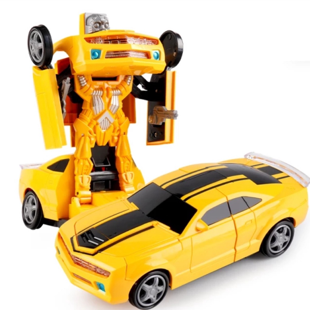 Mobil Transformers Kuning Mainan Anak Laki Laki