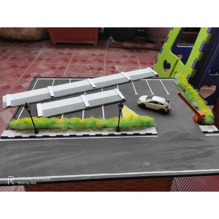 DIECAST MINIATUR DCS856 DIORAMA - DIORAMA PARKIRAN DIORAMA PARKIR MOBIL PARKI