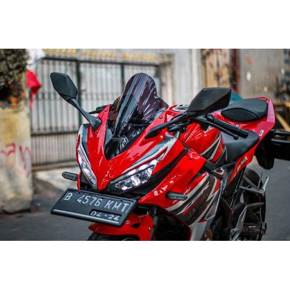 Visor Cbr 150R Facelift Jenong Tahun 2016 2019 2021 Kualitas Original Warna Smoke Bening Hitam