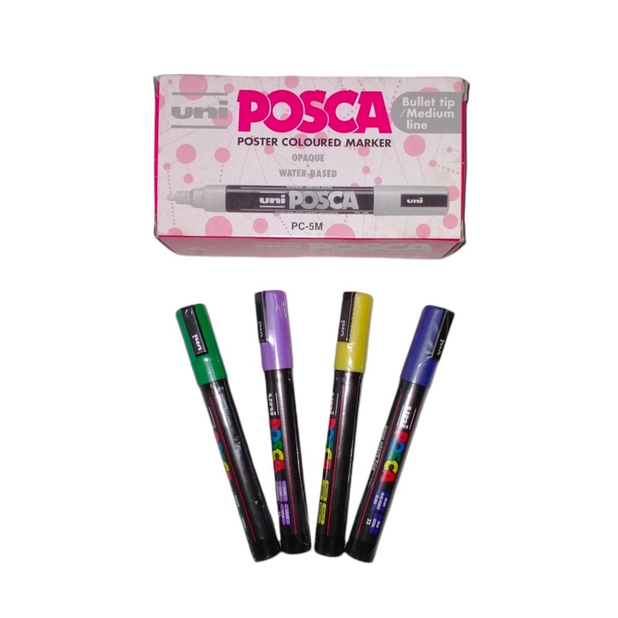 

SPIDOL POSTER PAINT MARKER POSCA PC-5M MEDIUM ALL SURFACE