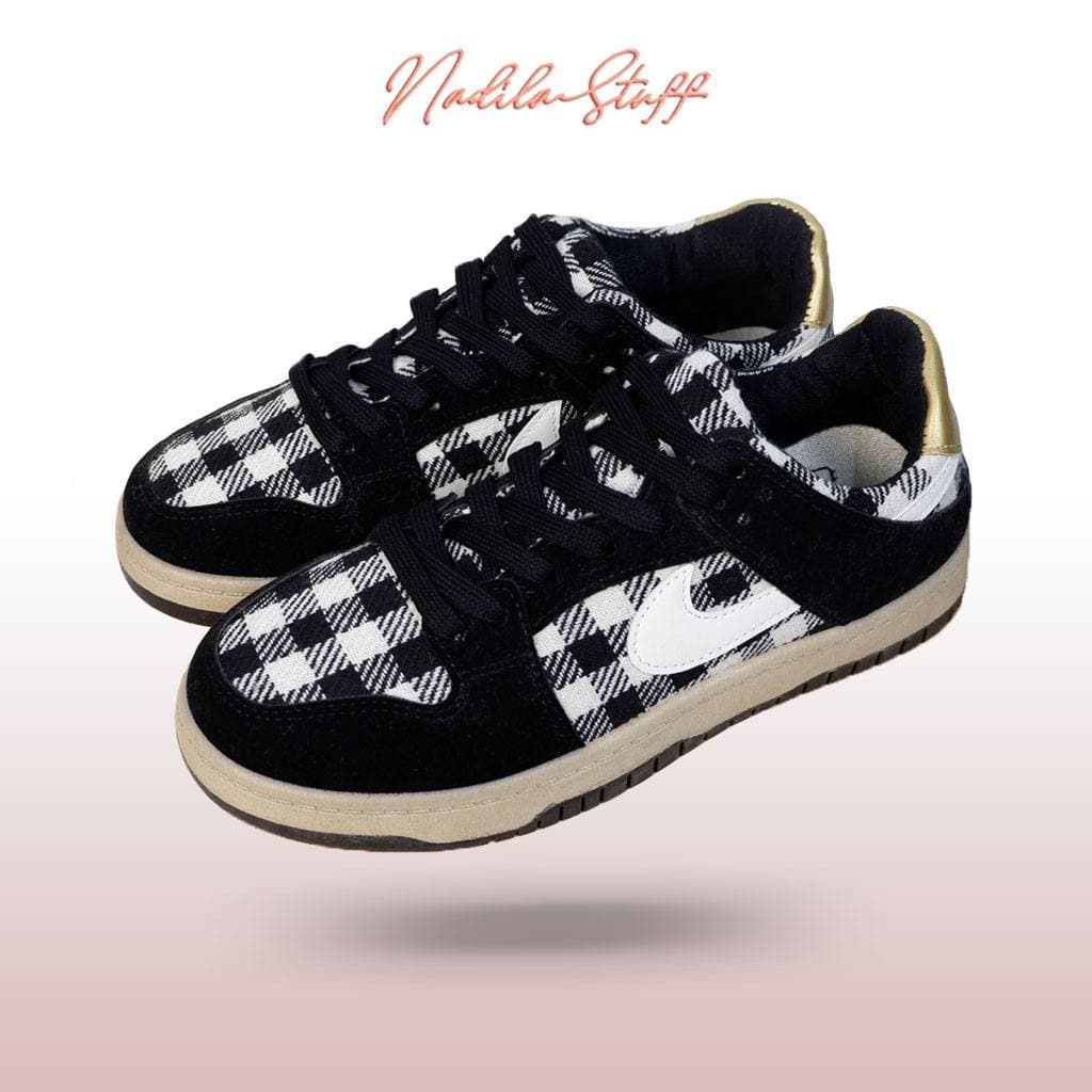 NADILASTUF 'TARTAN SNEAKERS Sneakers Sepatu wanita Premium