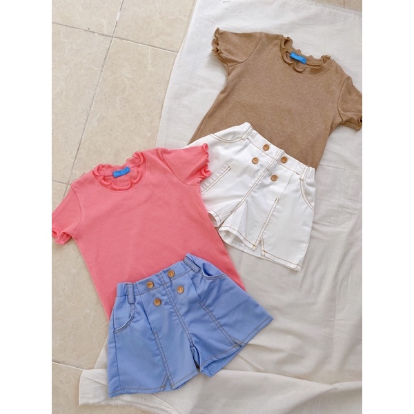 kaos atasan anak perempuan / LEICA TOP