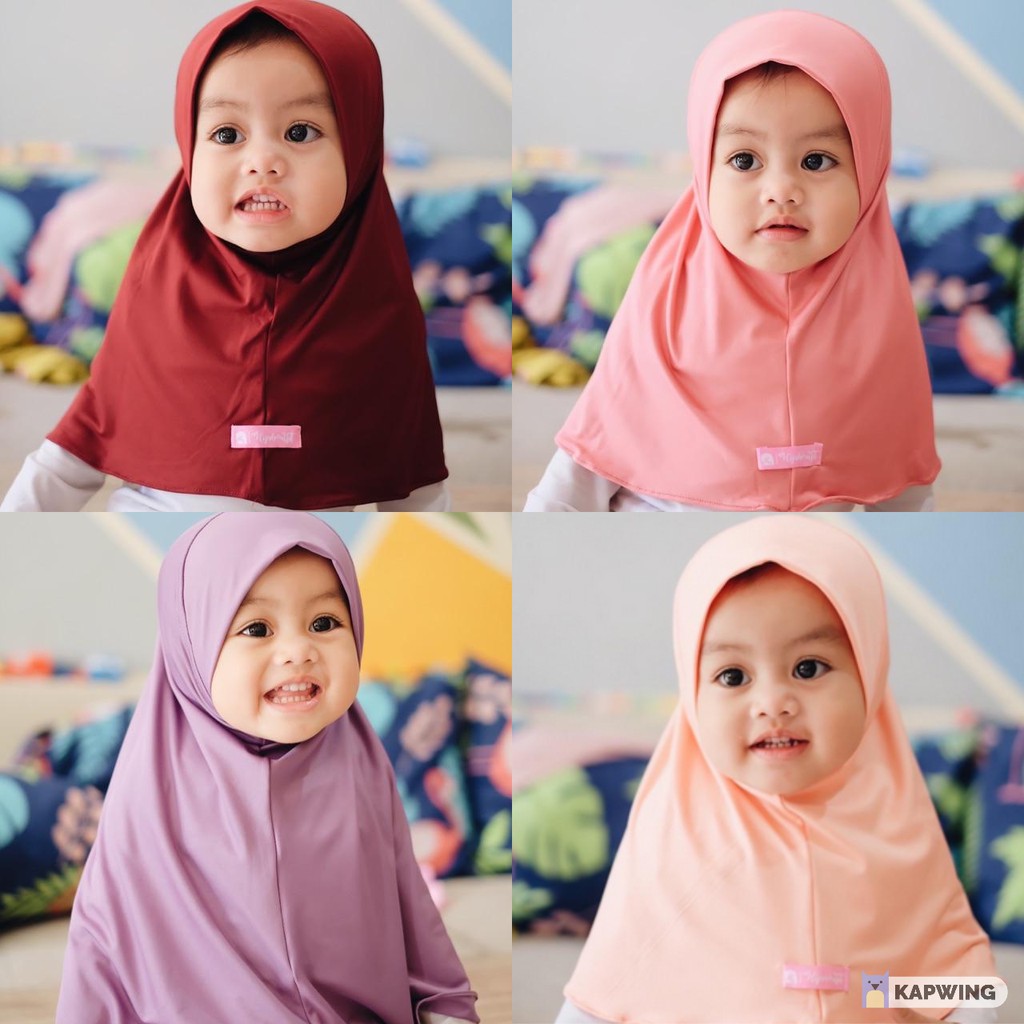 Hijab Instant - Jilbab Premium - Kerudung Anak - Hijab Polos