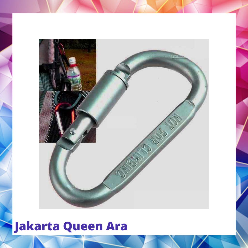 LIXADA Quickdraw Carabiner Gantungan Tas Aluminium - AT760