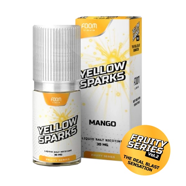 FOOM Yellow Spark Vol.2 Salt Nic E-Liquid 30ML 30MG [vape/rokok elektrik]