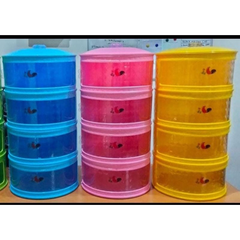 tudung saji 4 susun diamond ayam jago