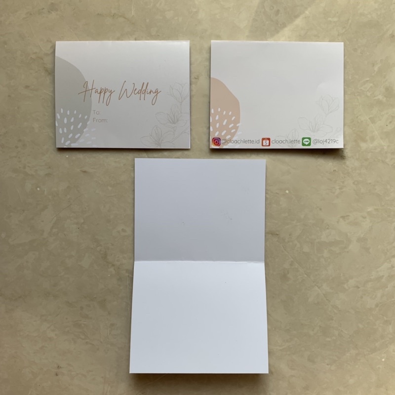 

Custom greeting card / kartu ucapan