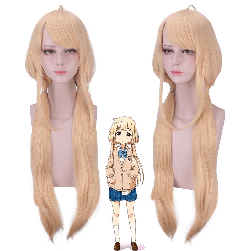 LOL-129 wig rambut palsu cosplay anzu futaba idol master